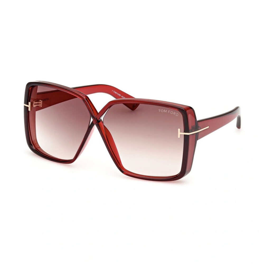 NEW Tom Ford FT1117 66G Shiny Red Sunglasses Authentic